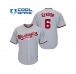 Youth Washington Nationals #6 Anthony Rendon Grey Cool Base Stitched MLB Jersey