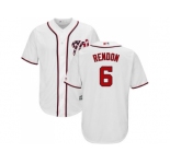 Youth Washington Nationals #6 Anthony Rendon White Cool Base Stitched MLB Jersey