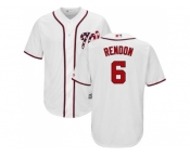 Youth Washington Nationals #6 Anthony Rendon White Cool Base Stitched MLB Jersey