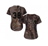 Women Arizona Diamondbacks #38 Robbie Ray Camo Realtree Collection Cool Base Stitched MLB Jersey