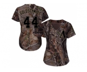 Women Arizona Diamondbacks #44 Paul Goldschmidt Camo Realtree Collection Cool Base Stitched MLB Jersey