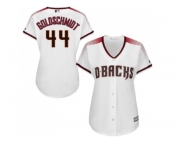 Women Arizona Diamondbacks #44 Paul Goldschmidt White Sedona Home Stitched MLB Jersey
