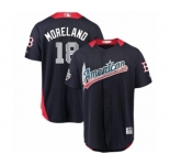 Youth Majestic Boston Red Sox #18 Mitch Moreland Game Navy Blue American League 2018 MLB All-Star MLB Jersey