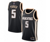 Women's Atlanta Hawks #5 Jabari Parker Swingman Black Basketball Jersey - 2019-20 City Edition
