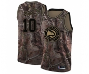 Women's Nike Atlanta Hawks #10 Mike Bibby Swingman Camo Realtree Collection NBA Jersey