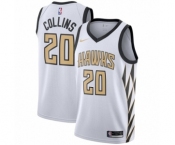 Women's Nike Atlanta Hawks #20 John Collins Swingman White NBA Jersey - City Edition