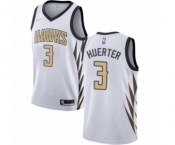 Women's Nike Atlanta Hawks #3 Kevin Huerter Swingman White NBA Jersey - City Edition