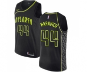 Women's Nike Atlanta Hawks #44 Pete Maravich Swingman Black NBA Jersey - City Edition