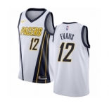 Women's Nike Indiana Pacers #12 Tyreke Evans White Swingman Jersey - Earned Edition