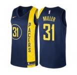 Women's Nike Indiana Pacers #31 Reggie Miller Swingman Navy Blue NBA Jersey - City Edition