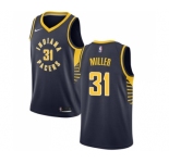 Women's Nike Indiana Pacers #31 Reggie Miller Swingman Navy Blue Road NBA Jersey - Icon Edition