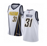 Women's Nike Indiana Pacers #31 Reggie Miller White Swingman Jersey - Earned Edition