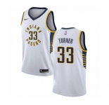 Women's Nike Indiana Pacers #33 Myles Turner Authentic White NBA Jersey - Association Edition
