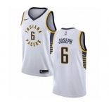 Women's Nike Indiana Pacers #6 Cory Joseph Swingman White NBA Jersey - Association Edition
