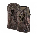Women's Nike Milwaukee Bucks #7 Thon Maker Swingman Camo Realtree Collection NBA Jersey