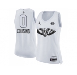 Women Nike New Orleans Pelicans #0 DeMarcus Cousins White NBA Jordan Swingman 2018 All-Star Game Jersey