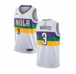 Women's Nike New Orleans Pelicans #3 Nikola Mirotic Swingman White NBA Jersey - City Edition