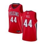 Women's Nike New Orleans Pelicans #44 Solomon Hill Swingman Red Alternate NBA Jersey Statement Edition