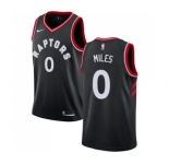 Women's Nike Toronto Raptors #0 C.J. Miles Swingman Black Alternate NBA Jersey Statement Edition