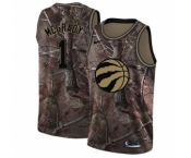 Women's Nike Toronto Raptors #1 Tracy Mcgrady Swingman Camo Realtree Collection NBA Jersey
