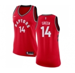Women's Nike Toronto Raptors #14 Danny Green Swingman Red NBA Jersey - Icon Edition