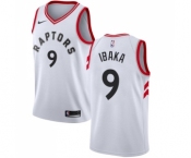 Women's Nike Toronto Raptors #9 Serge Ibaka Swingman White NBA Jersey - Association Edition