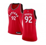 Women's Nike Toronto Raptors #92 Lucas Nogueira Swingman Red Road NBA Jersey - Icon Edition