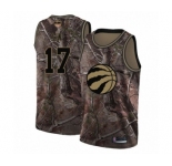 Women's Toronto Raptors #17 Jeremy Lin Swingman Camo Realtree Collection 2019 Basketball Finals Bound Jersey