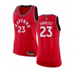 Women's Toronto Raptors #23 Fred VanVleet Swingman Red 2019 Basketball Finals Bound Jersey - Icon Edition
