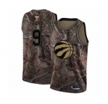 Women's Toronto Raptors #9 Serge Ibaka Swingman Camo Realtree Collection 2019 Basketball Finals Bound Jersey