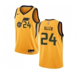 Women's Nike Utah Jazz #24 Grayson Allen Authentic Gold NBA Jersey Statement Edition