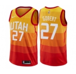 Women's Nike Utah Jazz #27 Rudy Gobert Swingman Orange NBA Jersey - City Edition