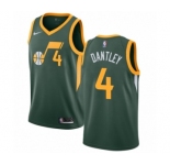 Women's Nike Utah Jazz #4 Adrian Dantley Green Swingman Jersey - Earned Edition