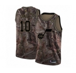 Women's Utah Jazz #10 Mike Conley Swingman Camo Realtree Collection Basketball Jersey