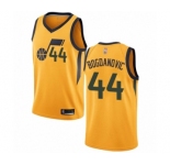 Women's Utah Jazz #44 Bojan Bogdanovic Swingman Gold Basketball Jersey Statement Edition