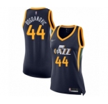 Women's Utah Jazz #44 Bojan Bogdanovic Swingman Navy Blue Basketball Jersey - Icon Edition
