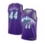 Women's Utah Jazz #44 Bojan Bogdanovic Swingman Purple Hardwood Classics Basketball Jersey