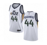 Women's Utah Jazz #44 Bojan Bogdanovic Swingman White Basketball Jersey - Association Edition