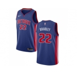 Nike Detroit Pistons #22 Avery Bradley Blue NBA Swingman Icon Edition Jersey