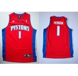 nba detroit pistons #1 iverson red[swingman] [iverson]