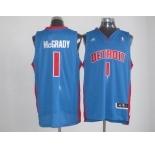 nba detroit pistons #1 mcgrady blue[swingman] [mcgrady]