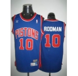 nba detroit pistons #10 rodman blue[swingman]