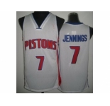nba detroit pistons #7 Brandon jennings white[revolution 30]