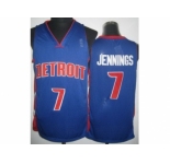 nba detroit pistons #7 brandon jennings blue[revolution 30]