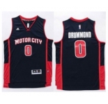 nba jerseys detroit pistons #0 andre drummond black