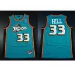 nike nba detroit pistons #33 hill green[nike m&n]
