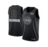 Youth Nike Detroit Pistons #0 Andre Drummond Black NBA Jordan Swingman 2018 All-Star Game Jersey