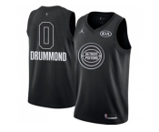 Youth Nike Detroit Pistons #0 Andre Drummond Black NBA Jordan Swingman 2018 All-Star Game Jersey