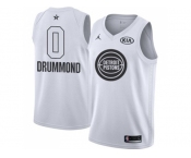 Youth Nike Detroit Pistons #0 Andre Drummond White NBA Jordan Swingman 2018 All-Star Game Jersey