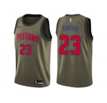 Youth Nike Detroit Pistons #23 Blake Griffin Green Salute to Service NBA Swingman Jersey